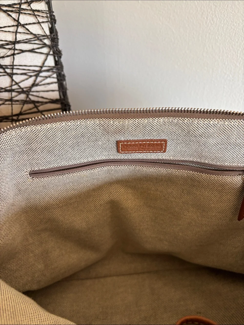 Dooney & Bourke caramel brown